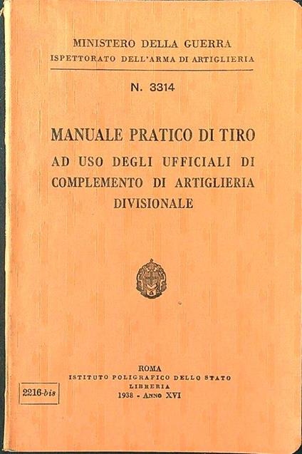 Manuale pratico di tiro - copertina