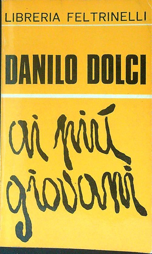 Ai più giovani - Danilo Dolci - copertina