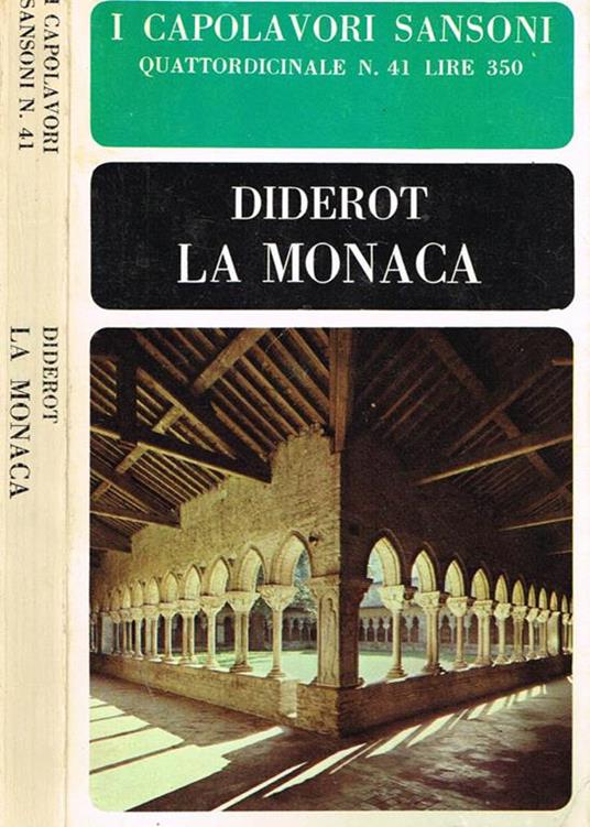 La monaca - Denis Diderot - copertina