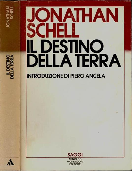 Il destino della terra - Jonathan Schell - copertina