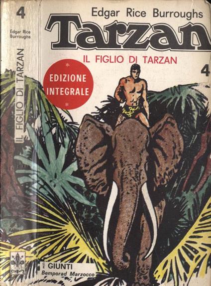 Il figlio di Tarzan - Edgar R. Burroughs - copertina