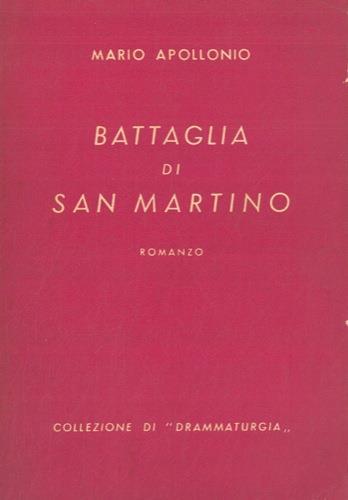 Battaglia di San Martino - Mario Apollonio - copertina