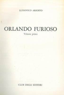 Orlando furioso - Ludovico Ariosto - copertina