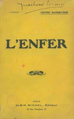 L' enfer - Henri Barbusse - copertina