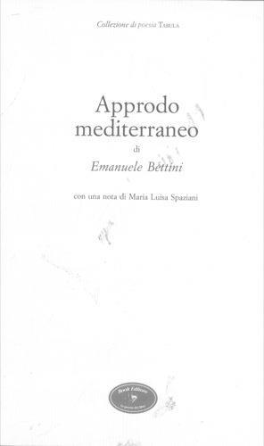 Approdo mediterraneo - Emanuele Bettini - copertina