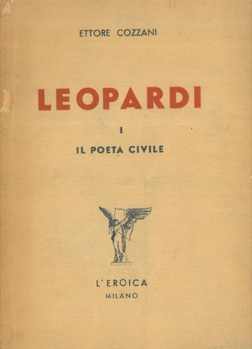 Leopardi. Poeta civile - Ettore Cozzani - copertina