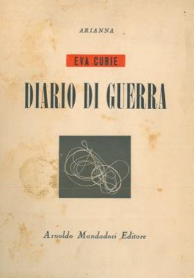 Diario di guerra - Eva Curie - copertina