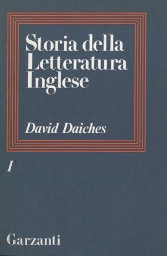 Storia della letteratura inglese - David Daiches - copertina