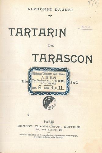 Tartarin de Tarascon - Alphonse Daudet - copertina