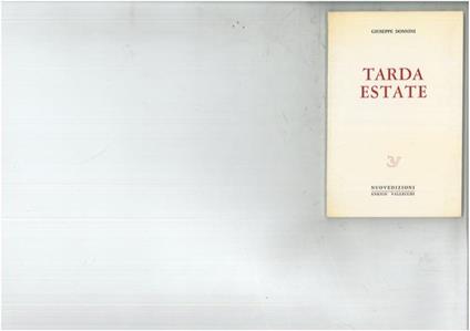 Tarda estate - Giuseppe Donnini - copertina