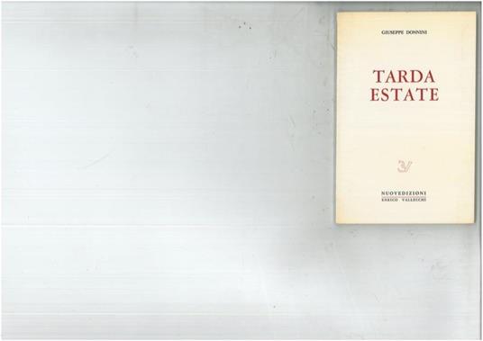 Tarda estate - Giuseppe Donnini - copertina