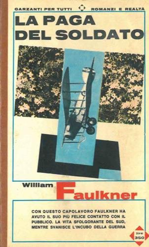 La paga del soldato - William Faulkner - copertina