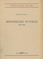 Montesquieu in Italia (1800-1985)