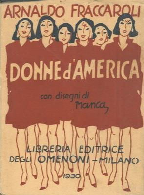 Donne d'America - Arnaldo Fraccaroli - copertina