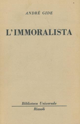 L' immoralista - André Gide - copertina