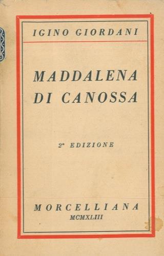 Maddalena di Canossa - Igino Giordani - copertina