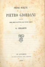 Prose scelte da G. Chiarini