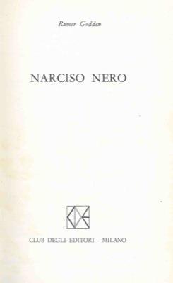 Narciso nero - Rumer Godden - copertina