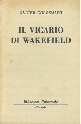 Il vicario di Wakefield - Oliver Goldsmith - copertina