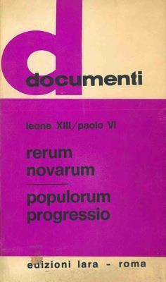 Rerum Novarum. Populorum Progressio - Leone XIII - copertina