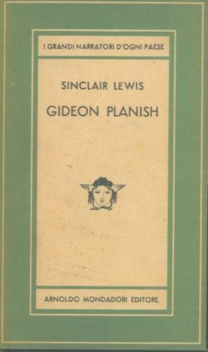 Gideon planish - Sinclair Lewis - copertina
