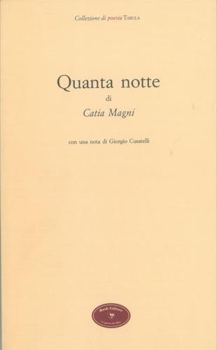 Quanta notte - Catia Magni - copertina
