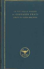 Le più belle pagine di Giovanni Prati