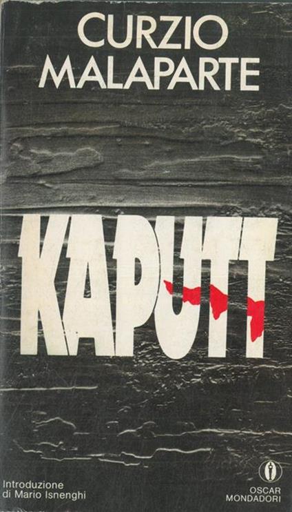 Kaputt - Curzio Malaparte - copertina