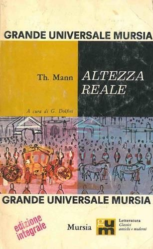 Altezza reale - Thomas Mann - copertina