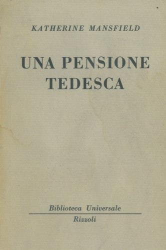 Una pensione tedesca - Katherine Mansfield - copertina