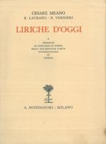 Liriche d'oggi. Premiate al concorso di poesia della XIX Biennale d'Arte Internazionale di Venezia