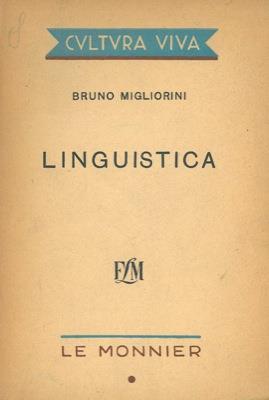 Linguistica - Bruno Migliorini - copertina