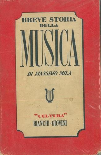 Breve storia della musica - Massimo Mila - copertina