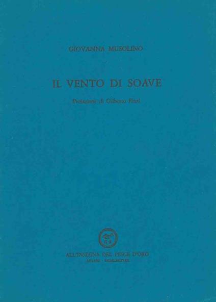 Il vento di Soave - Giovanna Musolino - copertina