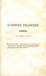 Teatro comico. Vol. III. L'ospite francese. I litiganti. Il filsofo celibe. L'atrabiliare