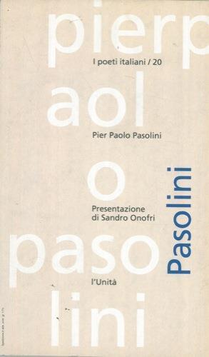 Pier Paolo Pasolini - Sandro Onofri - copertina