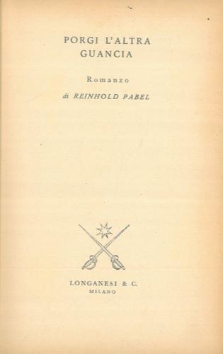 Porgi l'altra guancia - Reinhold Pabel - copertina