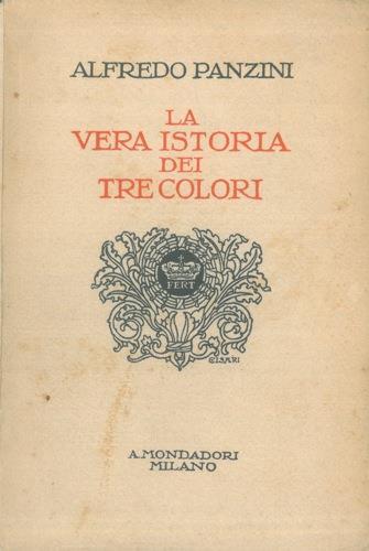 La vera istoria dei tre colori - Alfredo Panzini - copertina