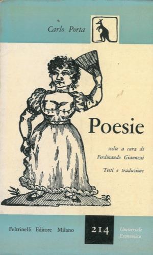 Poesie - Carlo Porta - copertina