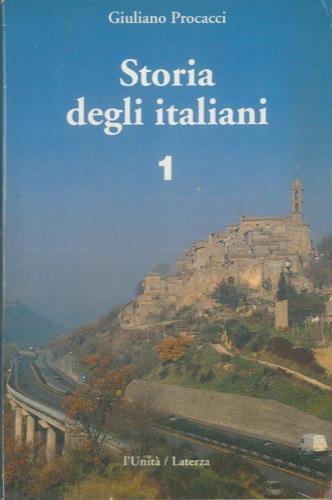 Storia degli italiani - Giuliano Procacci - copertina