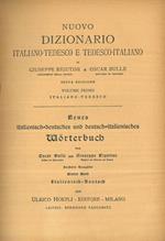 Nuovo dizionario italiano - tedesco e tedesco - italiano. Sesta edizione