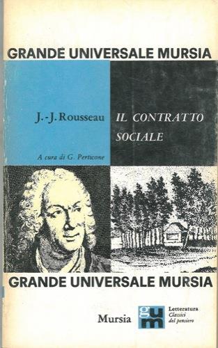 Il contratto sociale - Jean-Jacques Rousseau - copertina