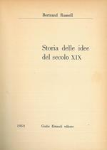 Storia delle idee del secolo XIX