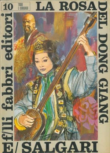 La rosa del Dong Giang - Emilio Salgari - copertina