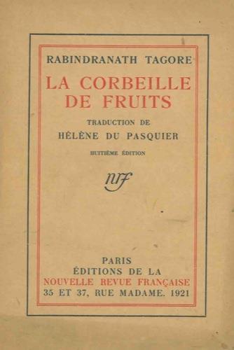 Le corbeille de fruits - Rabindranath Tagore - copertina