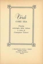 Verdi come era. Piccola antologia dalle lettere