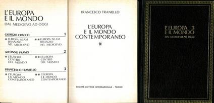 L'Europa e il mondo contemporaneo - Francesco Traniello - copertina