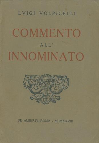 Commento all'Innominato - Luigi Volpicelli - copertina