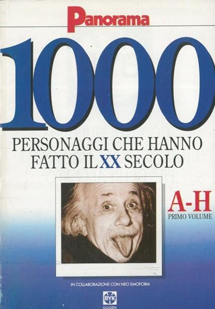 1000 personaggi che hanno fatto il XX secolo - copertina