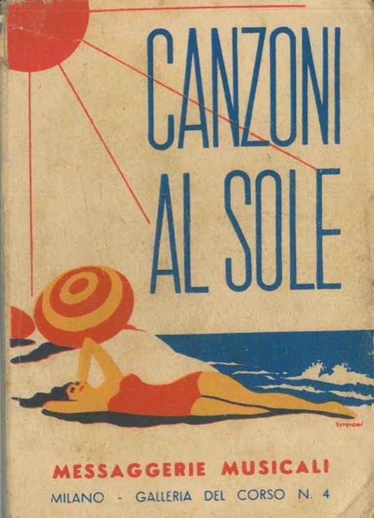 Canzoni al sole, Raccolta di tutte le canzoni di successo - copertina